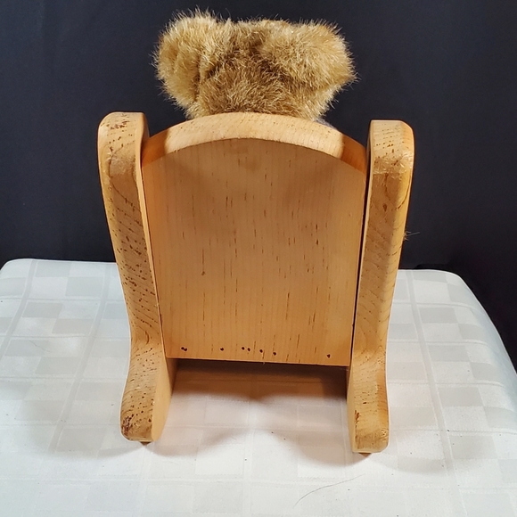 Boyds Bear with Wooden Chair - Picture 8 of 9